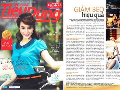 Bài viết “Giảm béo hiệu quả” trên báo tư vấn tiêu dùng