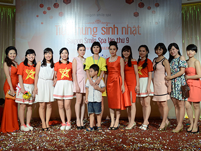 Ấn tượng dạ tiệc mừng Saigon Smile Spa bước sang tuổi thứ 9