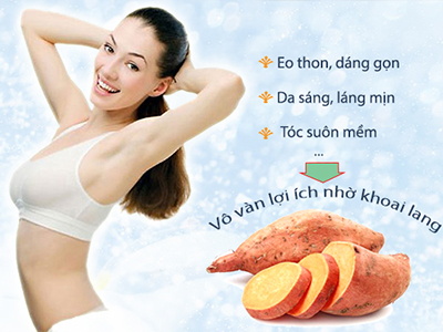 Thực đơn giảm cân với khoai lang cho cô nàng công sở bận rộn