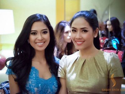 Cách giữ eo của Nguyễn Thị Loan tại Miss World