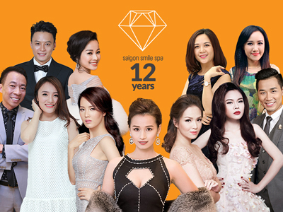 Dàn sao và 350.000 khách hàng chúc mừng sinh nhật Saigon Smile Spa