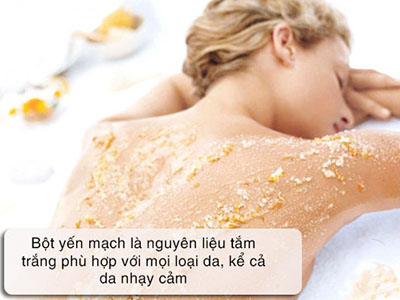 Tắm trắng da đón xuân sang