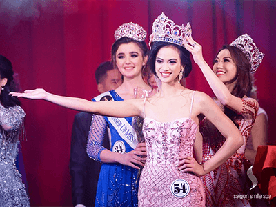 Tân hoa hậu Miss Golden World 2018 Jaqueline Paras làm đẹp tại Saigon Smile Spa