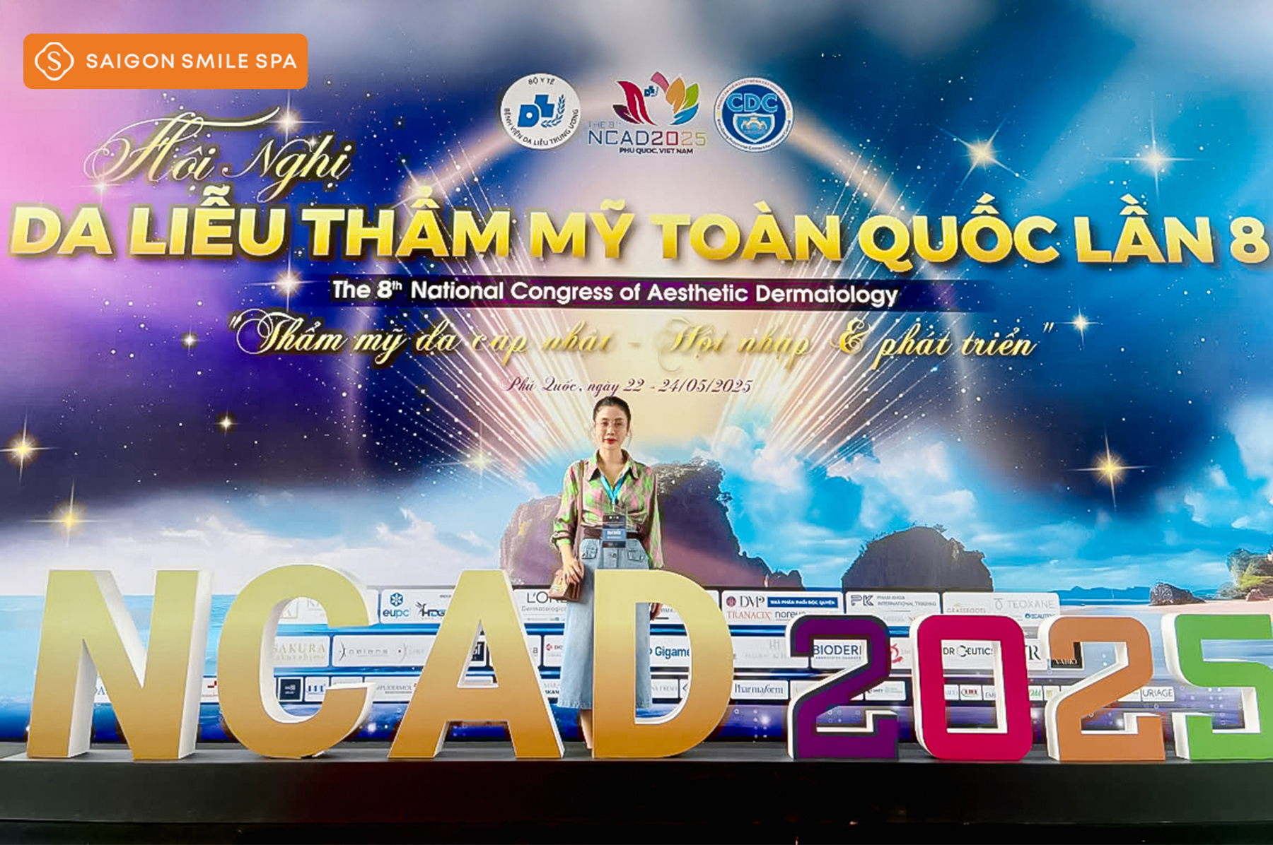 Saigon Smile Spa góp mặt tại Hội nghị Da liễu Thẩm mỹ Toàn quốc NCAD 2025 tại Phú Quốc