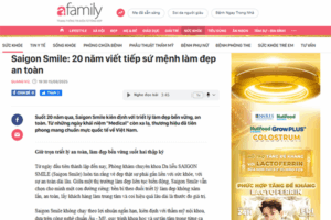 Saigon Smile: 20 năm viết tiếp sứ mệnh làm đẹp an toàn