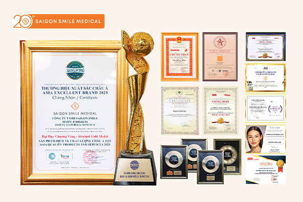 Saigon Smile Medical – Thương hiệu uy tín đạt hàng loạt giải thưởng danh giá