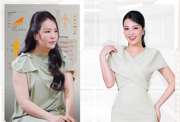 Mẹ bỉm Thụy Vân cải thiện 10kg – Lấy lại vóc dáng thon gọn sau sinh