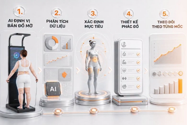 Phân tích đa chỉ số – Nền tảng xây dựng phác đồ giảm béo AI Slimtech