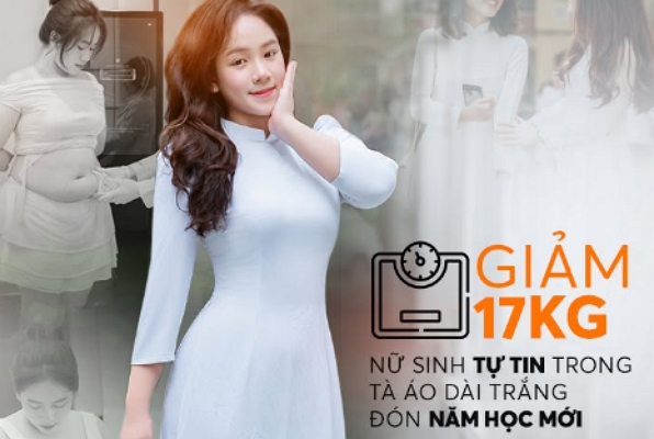 Học sinh Linh Trang giảm 17kg trong kỳ nghỉ hè – Tự tin trong tà áo dài năm học mới