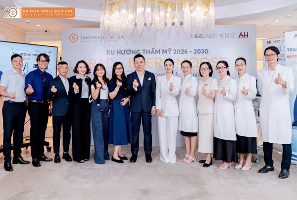 Saigon Smile Medical tiếp nhận chuyển giao kỹ thuật thẩm mỹ – Cập nhật xu hướng trẻ hóa 2026 – 2030