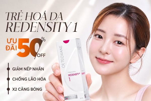 Redensity – Cải thiện nếp nhăn, tăng độ căng bóng, lưu giữ nét thanh xuân
