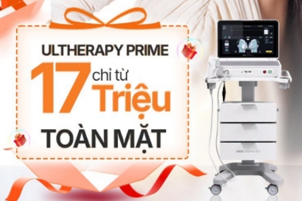 Ultherapy Prime toàn mặt chỉ từ 17 triệu – Nâng cơ, cải thiện dấu hiệu lão hóa